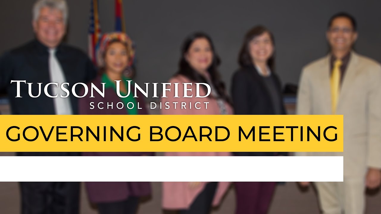 TUSD1- January 27th 2026 Governing Board Meeting