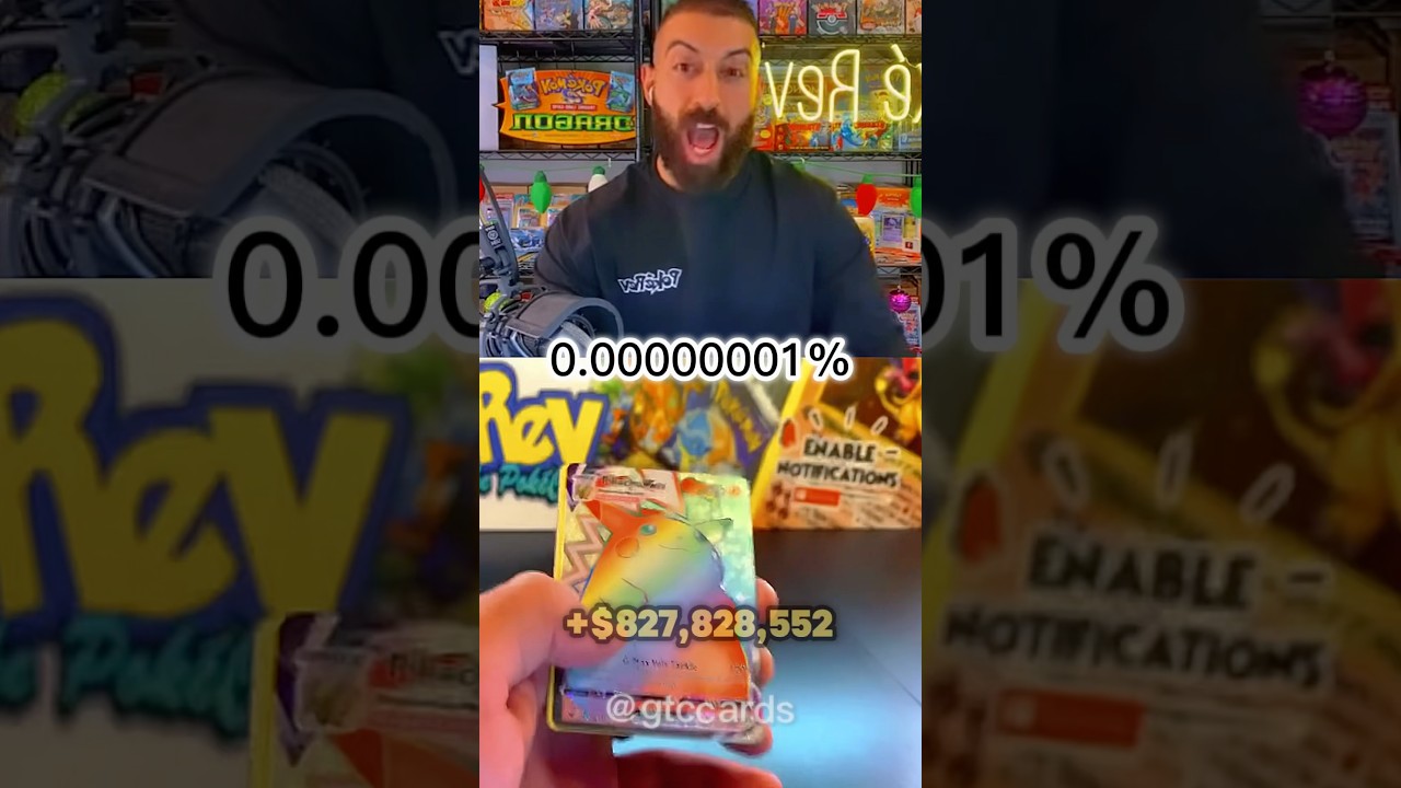 PokeRev выпускает редчайшие карты Радуги и Чаризарда 💀