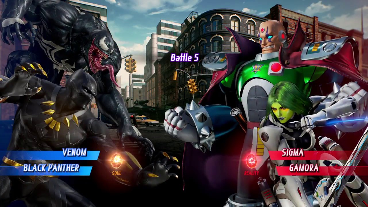 MARVEL VS. CAPCOM: INFINITE Venom,Black Panther Gameplay In Arcade Mode
