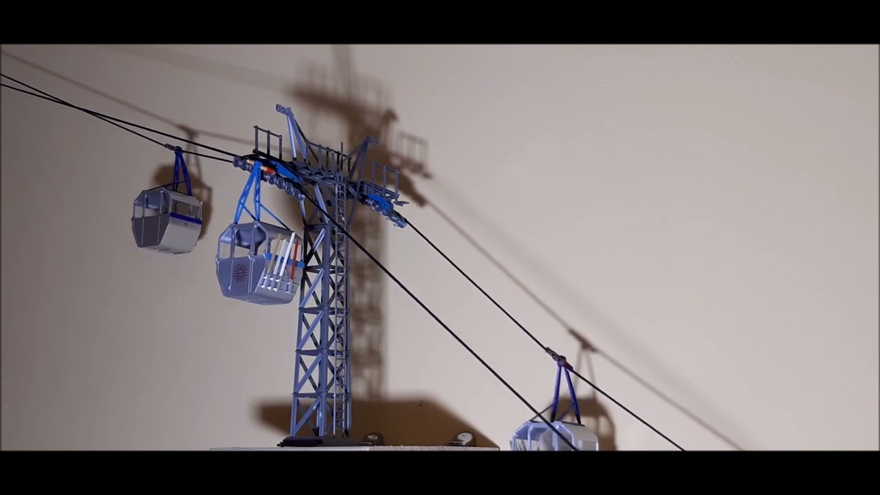 Müller Seilbahnkabine im Maßstab 1:25