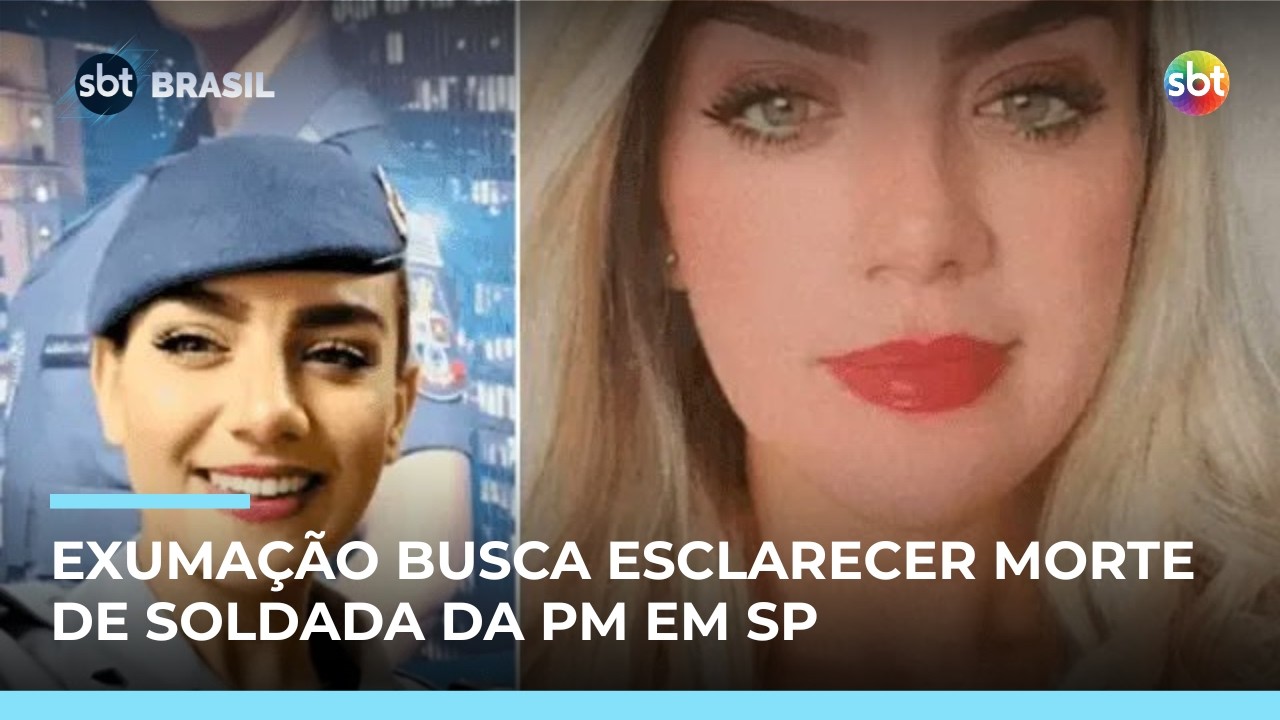 Corpo de soldada da PM é exumado; polícia ainda investiga morte suspeita | #SBTBrasil