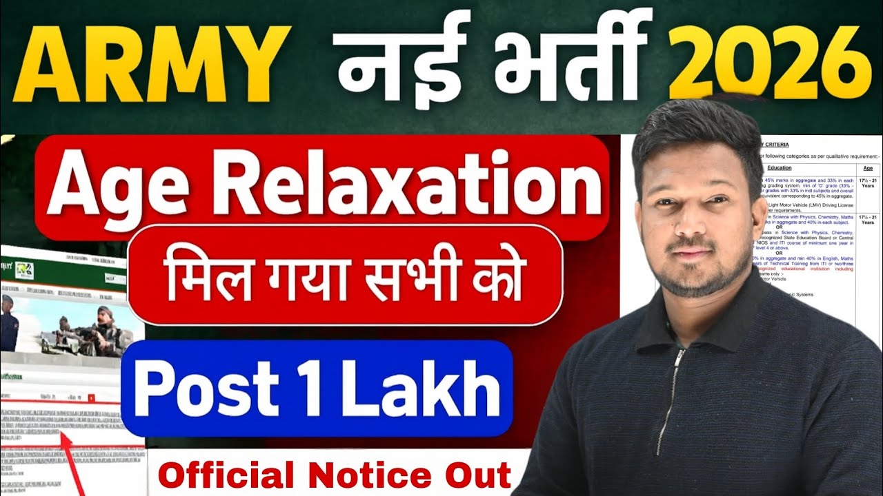 Army New Bharti 2026 | Army New Vacancy 2026 | Indian Army Recruitment 2026 | Agniveer Bharti 2026