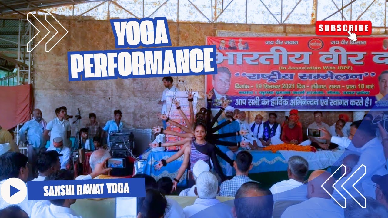 Going to Meerut for Yoga Performance 😍