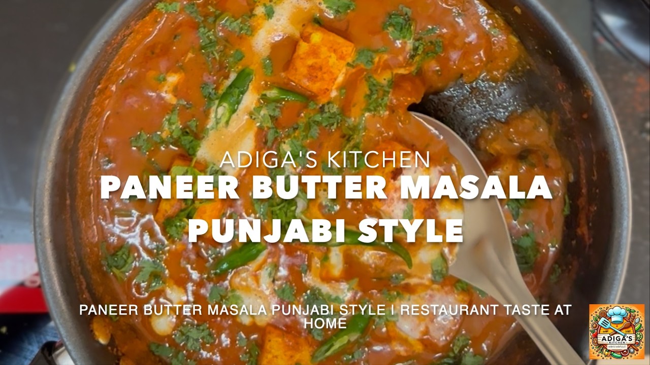 Punjabi Paneer Butter Masala | Dhaba Style | Creamy & Flavorful