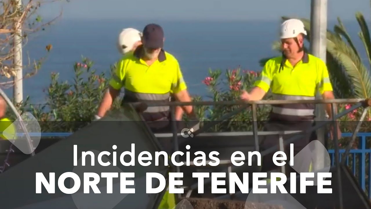 Dorothea golpea el norte de Tenerife