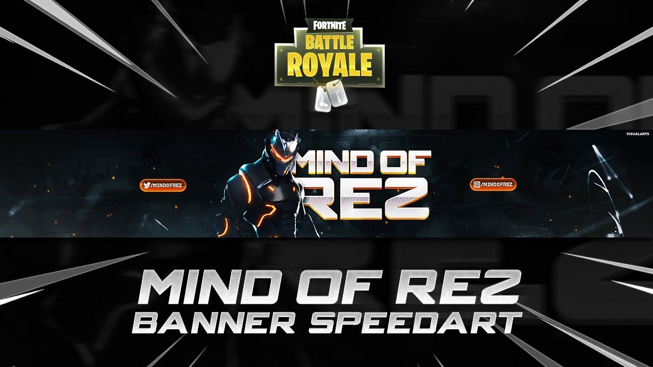 'MindOfRez' - Fortnite YouTube Banner Speedart