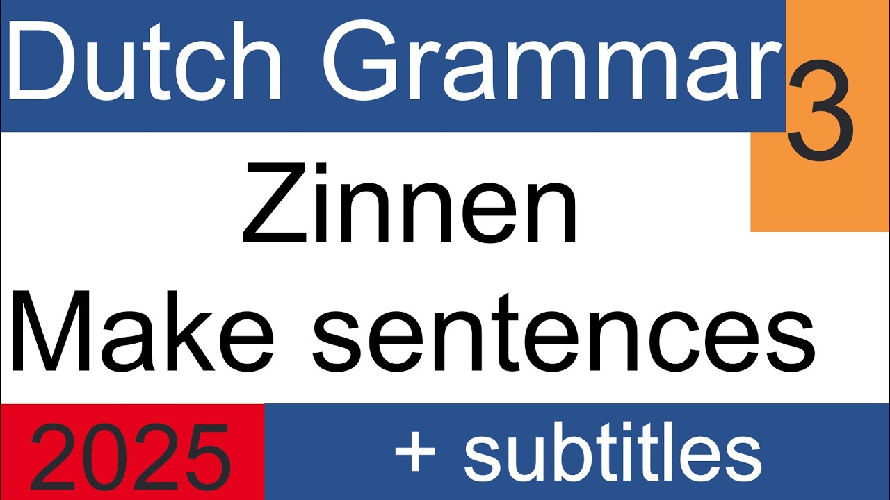 ZINNEN MAKEN DUTCH GRAMMAR #NT2 #learndutch #grammatica #nederlands #staatsexamen #fun  #inburgering