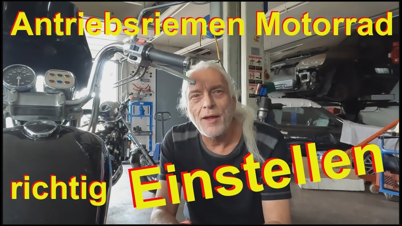 Antriebsriemen Belt richtig Einstellen