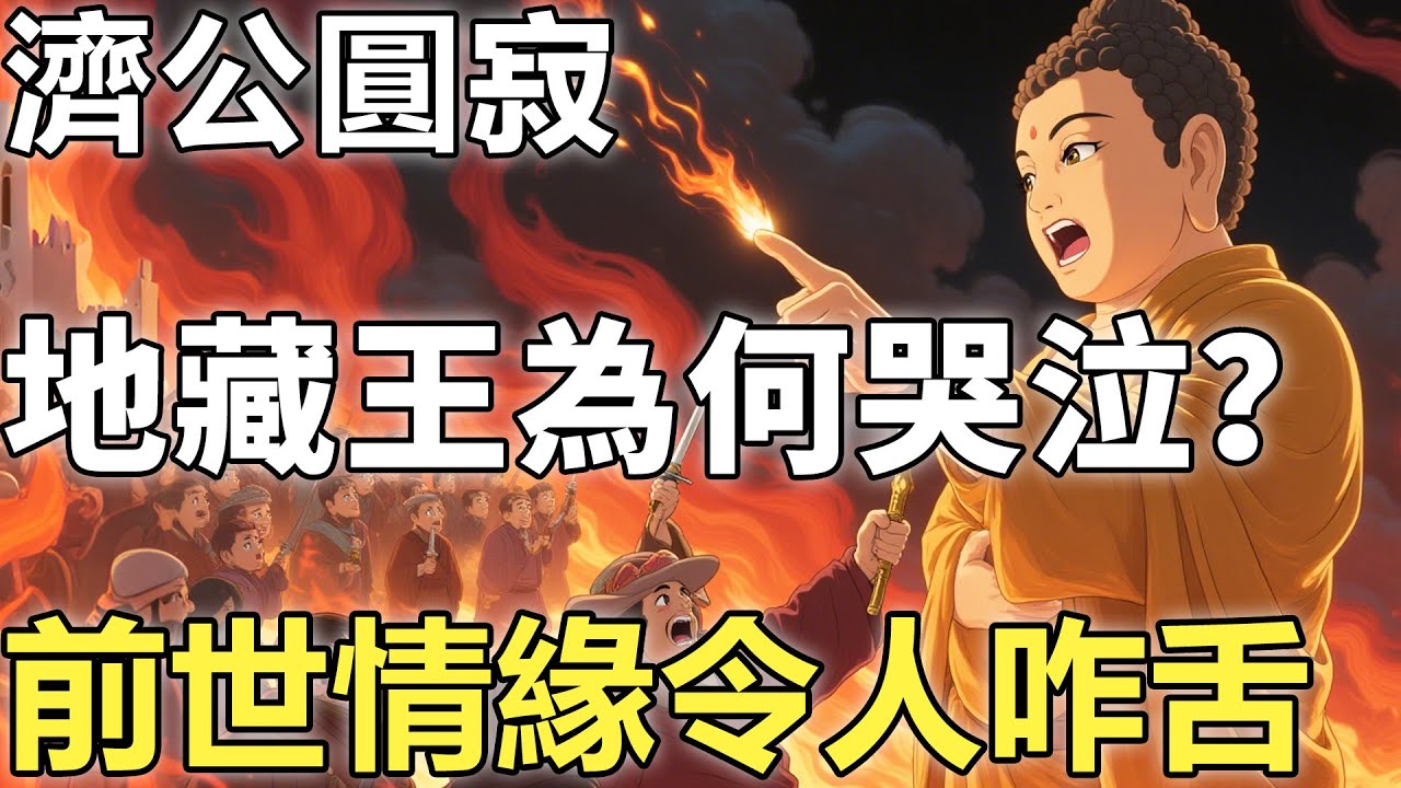 濟公圓寂，地藏王卻為何淚流滿面？有一段跨越千年的前世情緣終於真相大白！【佛學|神話傳說|故事|濟公|彌勒】