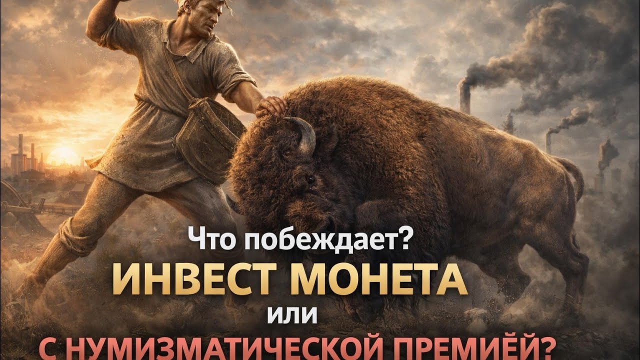 Что побеждает? Инвестиционная монета или с нумизматической премией?