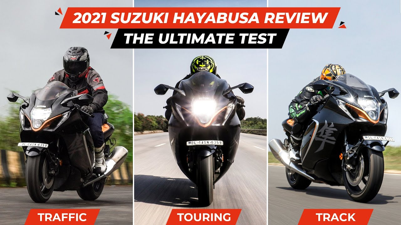 Обзор Suzuki Hayabusa 2021 года | Решающий тест на треке, в путешествиях и на дорогах | BikeWale