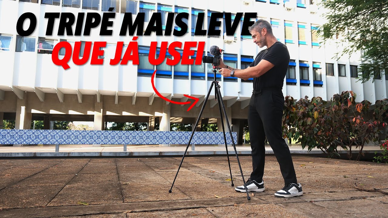 O TRIPÉ de Câmera mais LEVE que você vai encontrar! - [Freewell Travel Tripod]