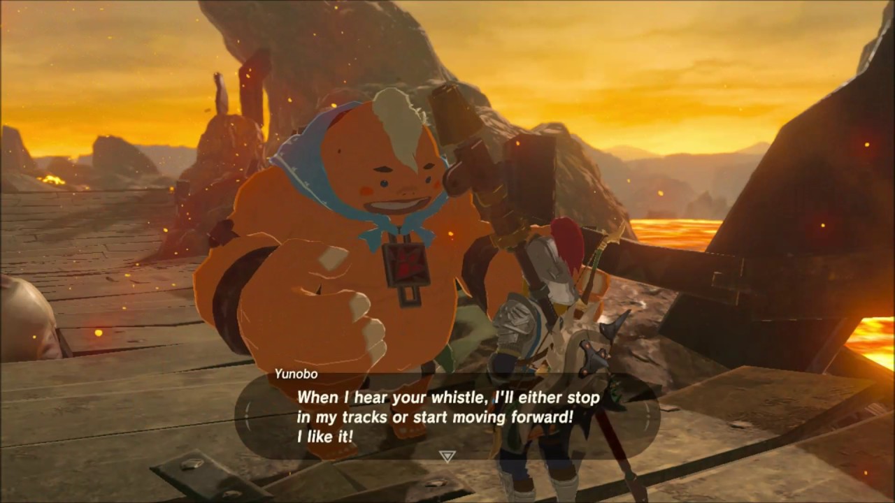 Legend of Zelda Breath of the Wild Divine Beast Vah Rudania Gameplay Walkthrough