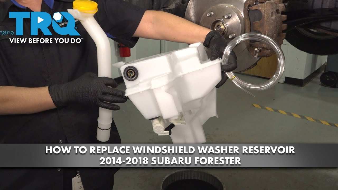 How to Replace Windshield Washer Reservoir 2014-2018 Subaru Forester