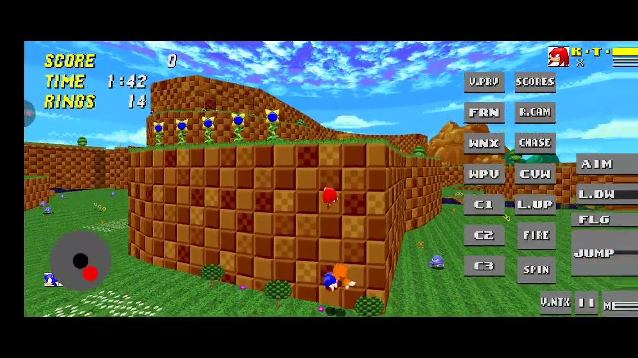 Colocamos o knuckles em sonic robo blast 2 em modelos PEPPERMODELS 