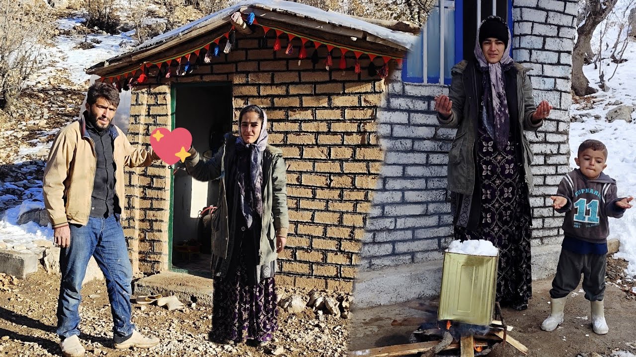 From the Heart to the Ceiling: The Story of Taher and Hajar's Love and Struggle for Their Home💕💕💕💕
