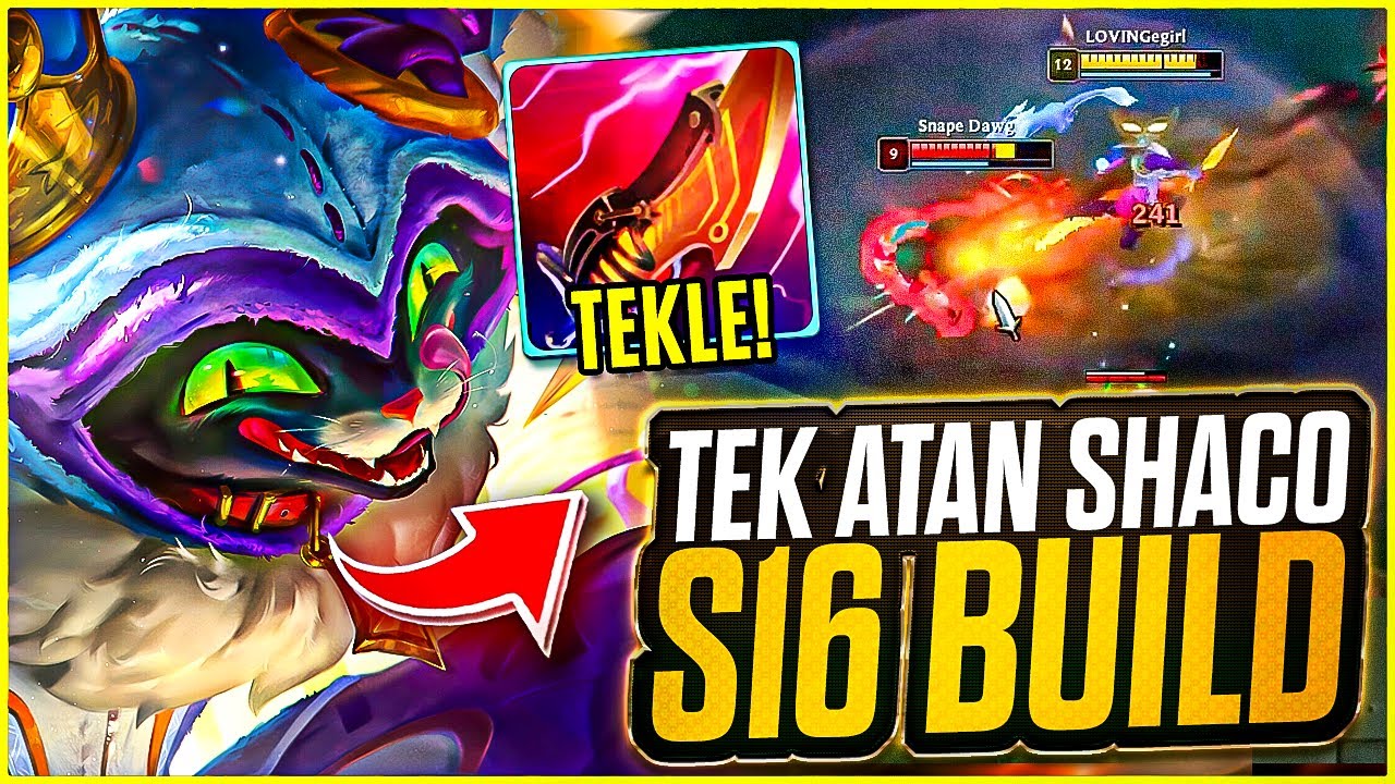 S16 YENİ İTEMLERLE SHACO OYNADIM!