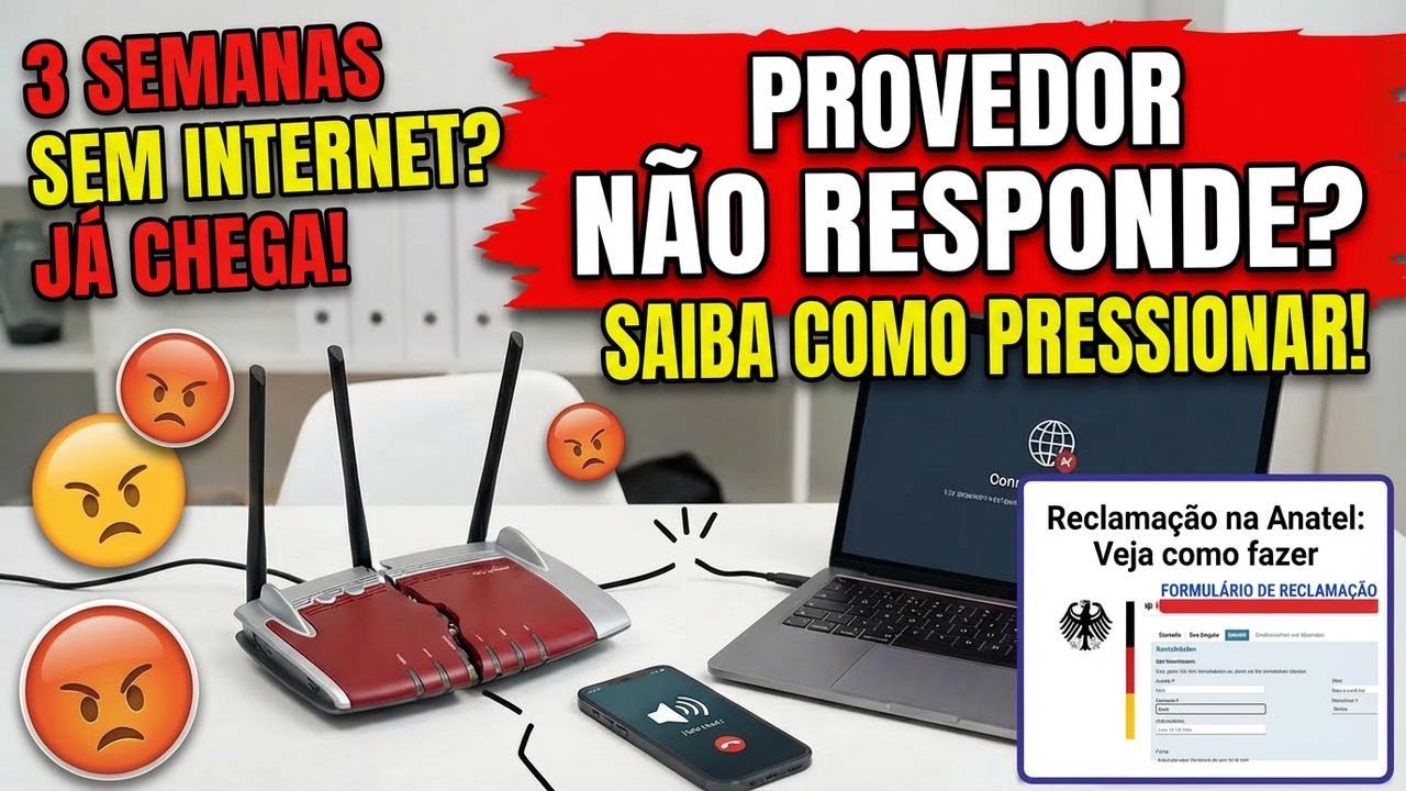 Sem internet e a operadora não resolve? Veja como reclamar na Anatel e exigir seus direitos!