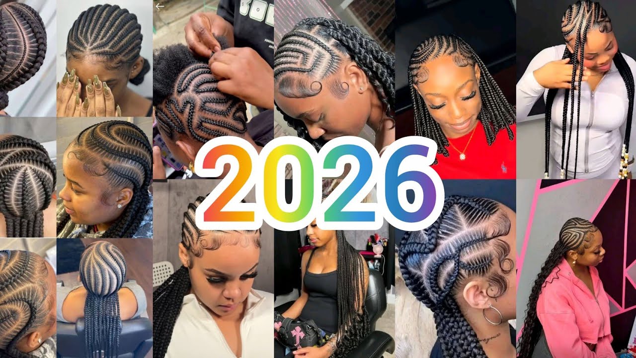 NEW AND LATEST GHANA WEAVING HAIRSTYLES /LATEST CORNROW BRAIDS HAIRSTYLES/STITCH BRAID HAIRSTYLES