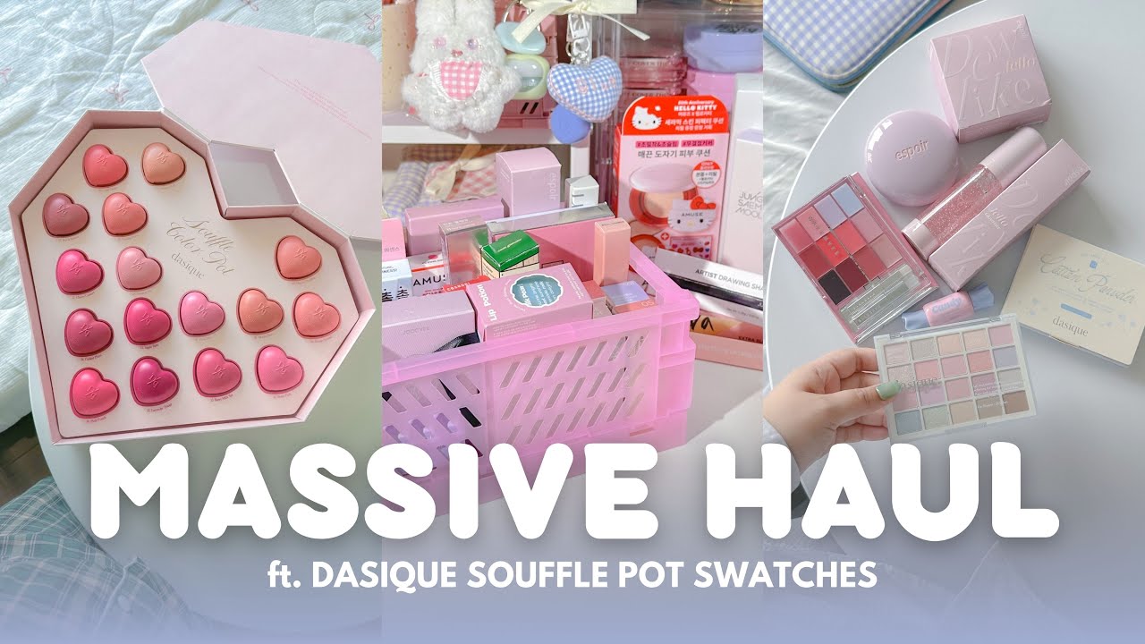 $700 MAKEUP HAUL + HONEST REVIEW 🎀 Ft. Dasique Souffle Color Pot, Cbeauty & Kbeauty products pt. 1