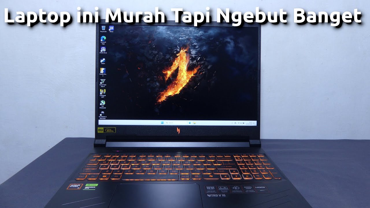 Laptop Gaming Murah Tapi Ngebut !! Review Acer Nitro V 16 AMD Ryzen 8000 Series