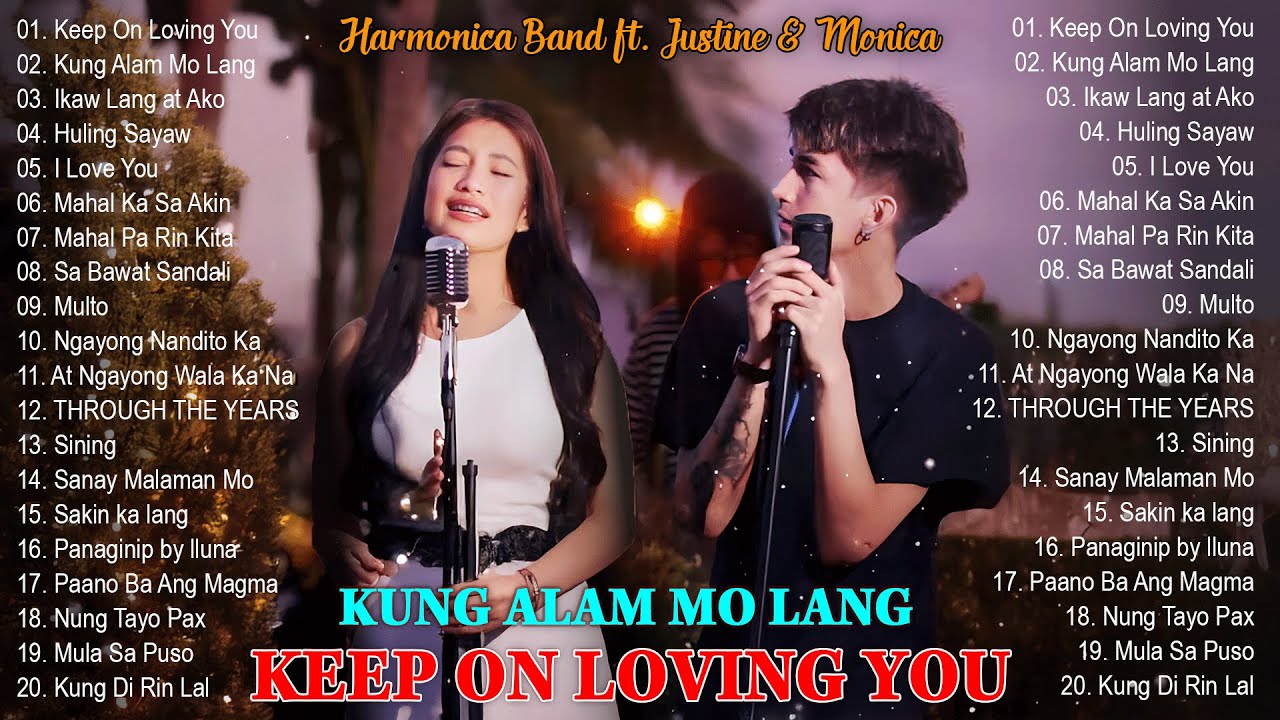 Keep On Loving You- Harmonica Band ft. Justine & Monica  - Tagalog Songs Cover Of All Time 2025