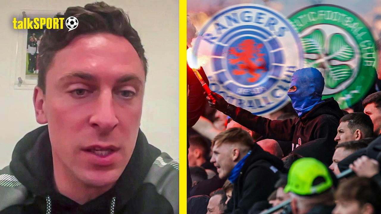 Scott Brown REACTS to UGLY SCENES between Celtic & Rangers Fans after Old Firm Derby at Ibrox!
