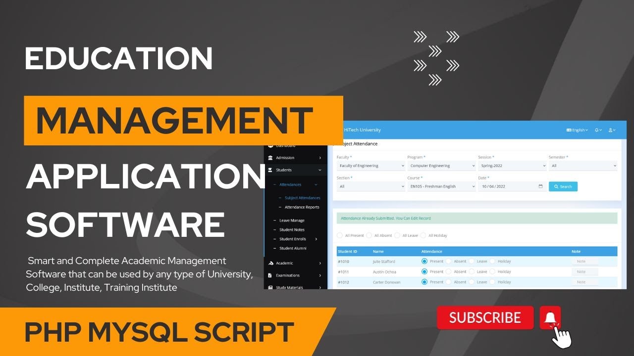 Own University,  Institute, College Management System ERP Software | Education Management Software