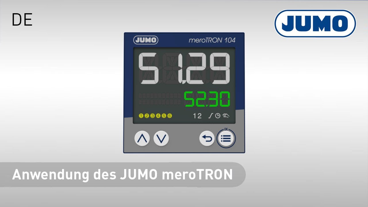 Anwendung des JUMO meroTRON