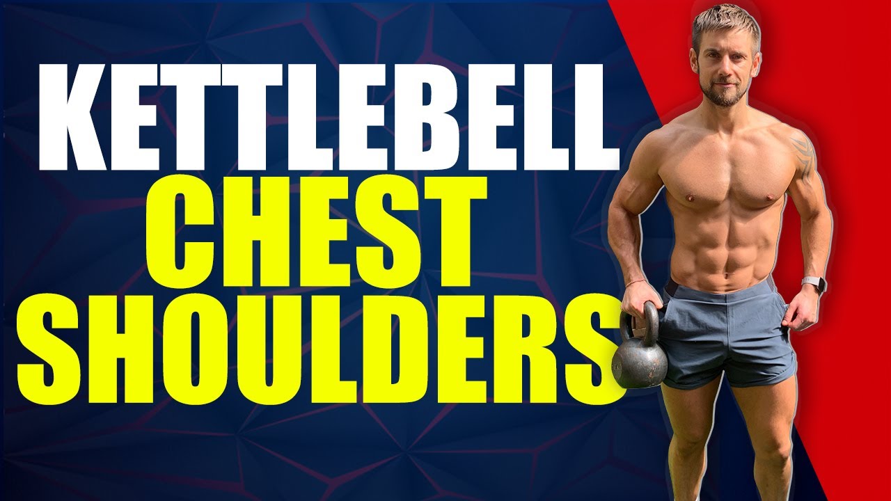 EPIC KETTLEBELL PUSH (CHEST / SHOULDERS) WORKOUT! Just one Kettlebell needed...