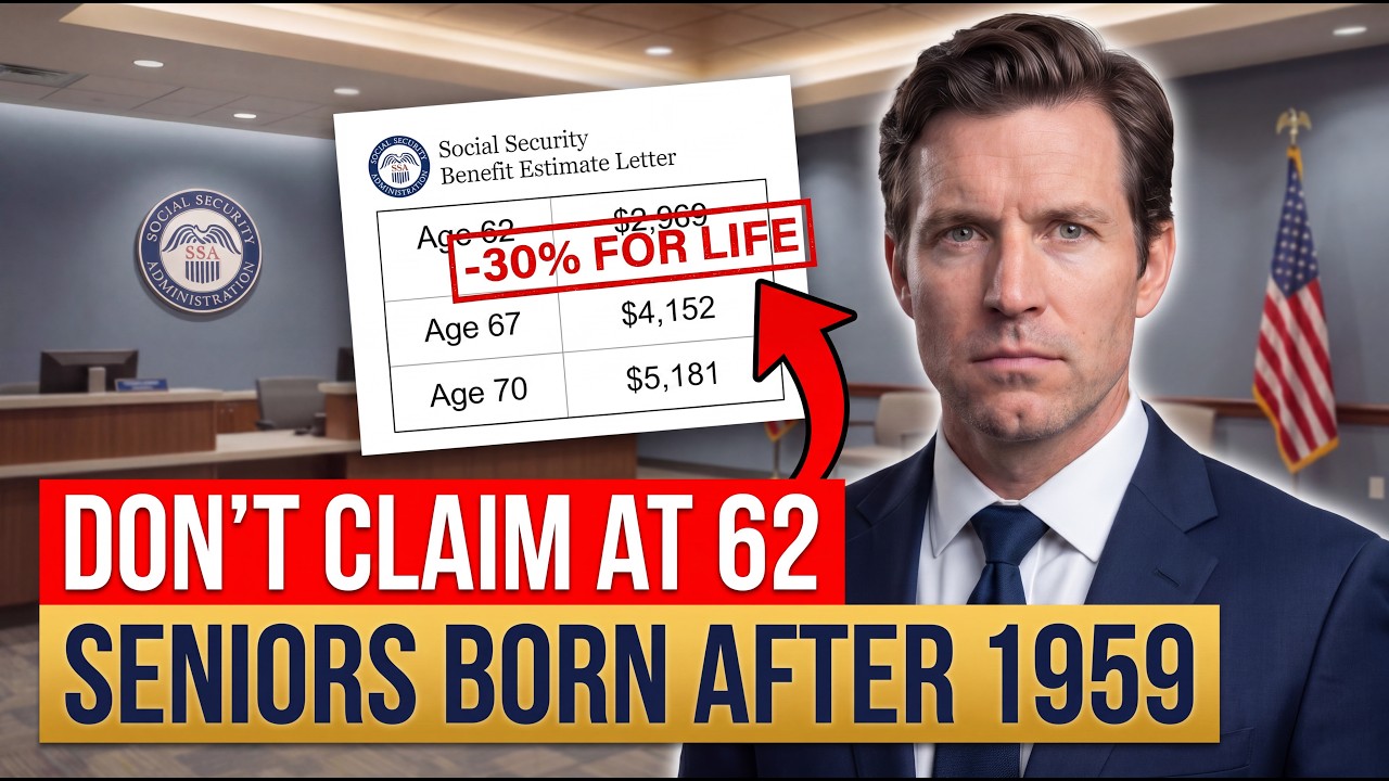 ⚠️ SENIORS BORN AFTER 1959: DON'T CLAIM SOCIAL SECURITY AT 62 &mdash; IT CUTS YOUR CHECK 30% FOR LIFE