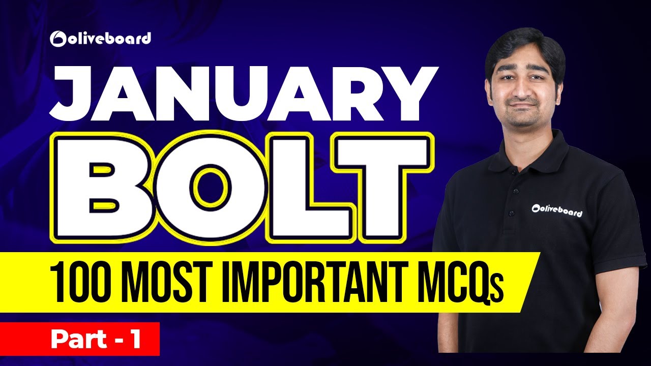 January Current Affairs 2020 | Top 100 Current Affairs | Oliveboard BOLT | Part 1