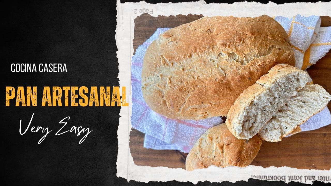 Como hacer Pan Casero en pocos pasos, lo mas fácil que podrás encontrar
