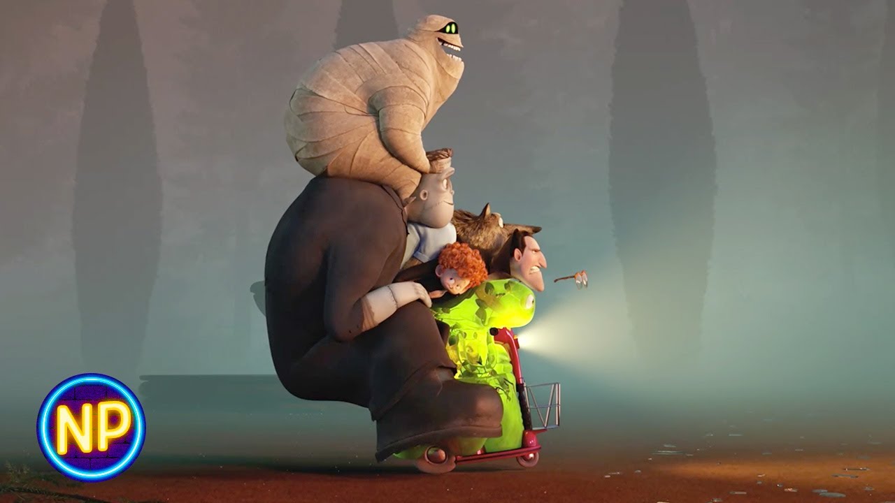 Blobby Gives the Crew a Ride Home | Hotel Transylvania 2 | Now Playing