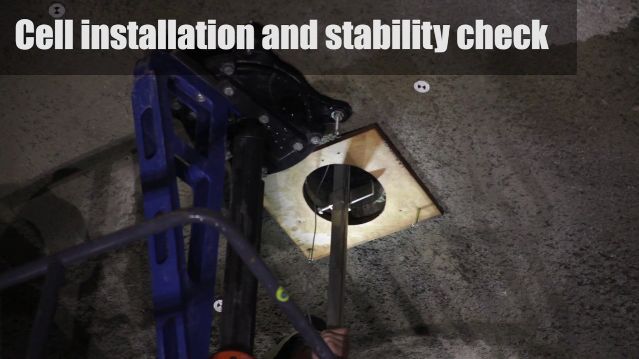 How to conduct in situ rock stress measurement using new LVDT cell technique from tunnel surface