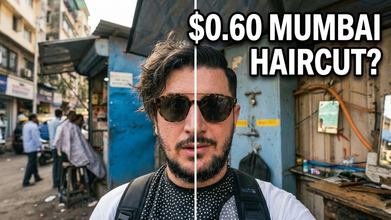 1$ Haircut in Mumbai - India 🇮🇳