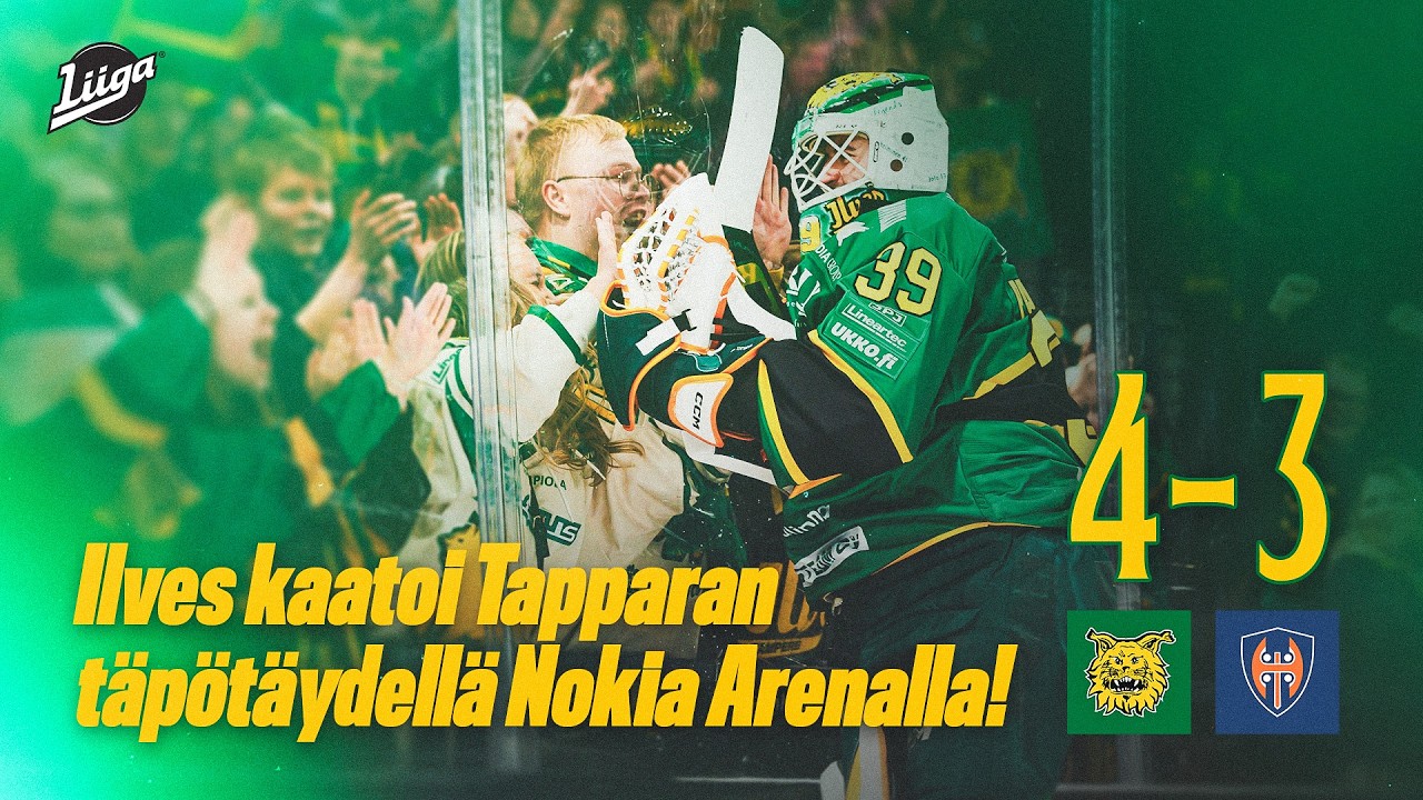 Fiilisvideo: Ilves vei runkosarjan viimeisen paikallisottelun täpötäydellä Nokia Arenalla! 🔥