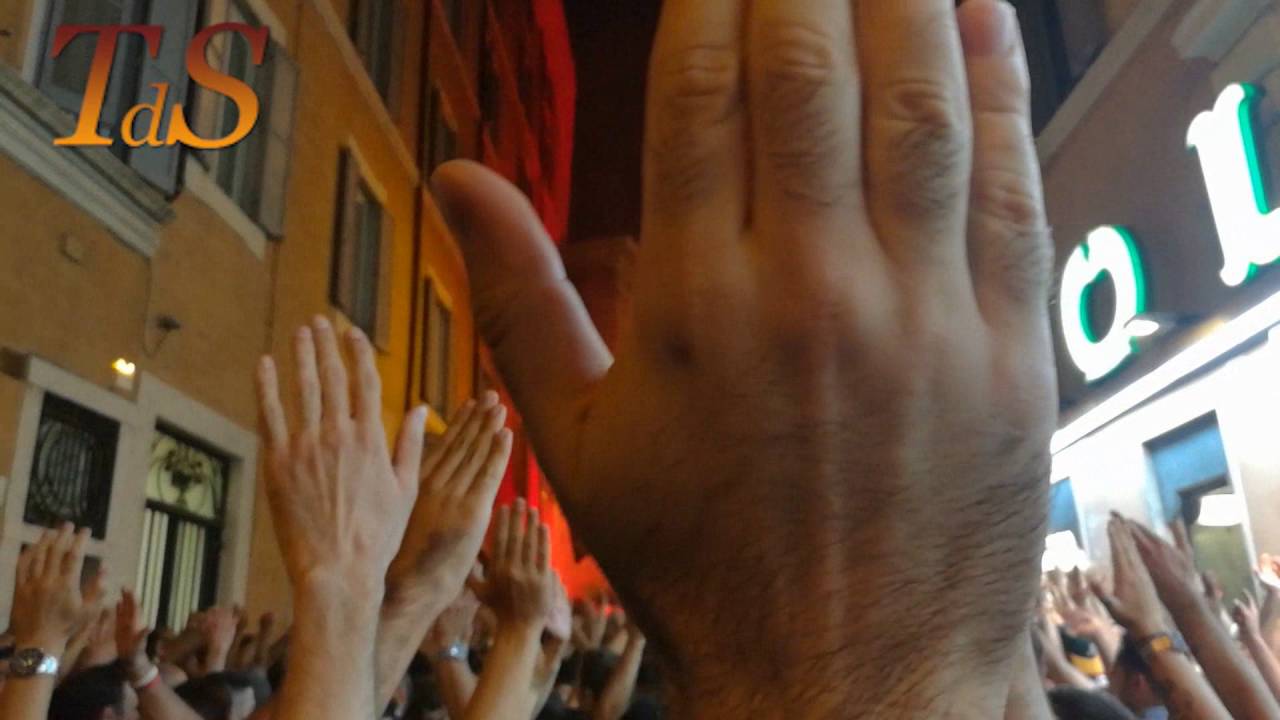 Corteo Compleanno AS Roma 22 07 2016, Questa notte è ancora nostra!