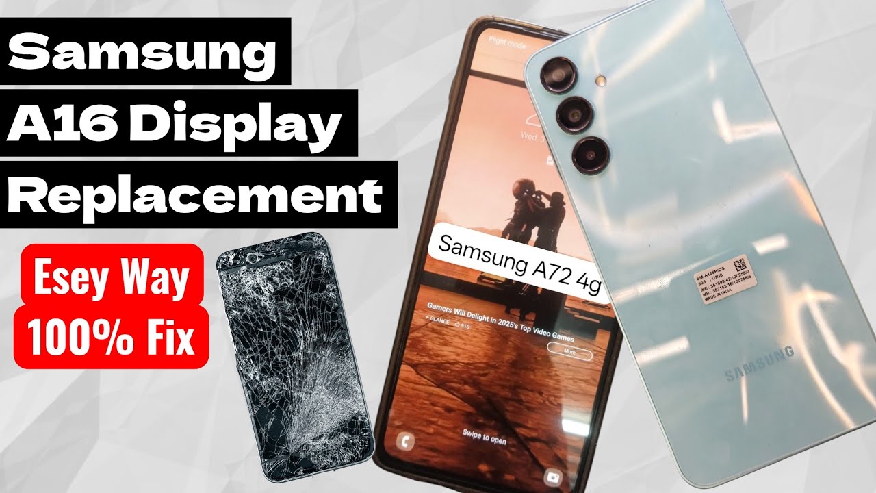 Samsung Galaxy A16 5G Display Replacement | How to Fix Broken Screen (Step-by-Step) 📱