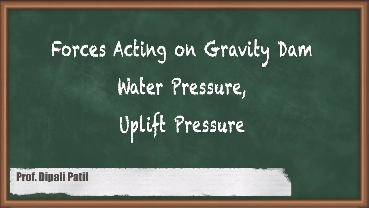 Forces Acting on Gravity Dam - Gravity Dams - Water Resources Engineering 2
