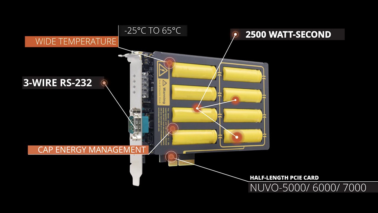 Neousys' SuperCap UPS Power Backup Solution