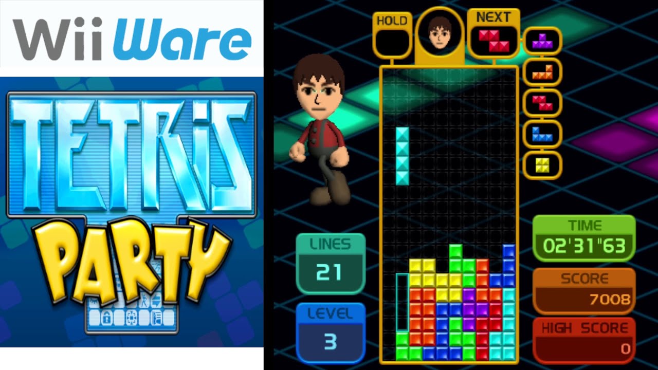 Tetris Party ... (WiiWare) Gameplay Peek