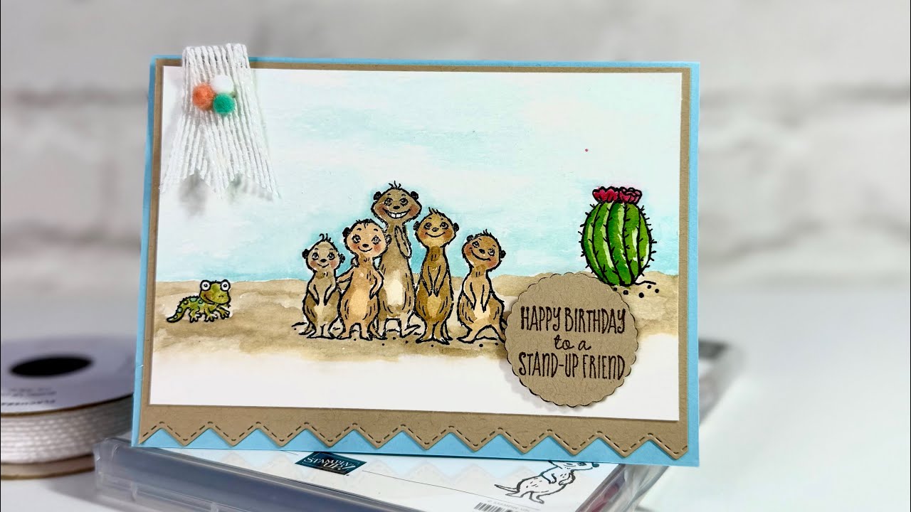 Day seven craft room clearout series using The Gang’s All Meer by Stampin’ Up!