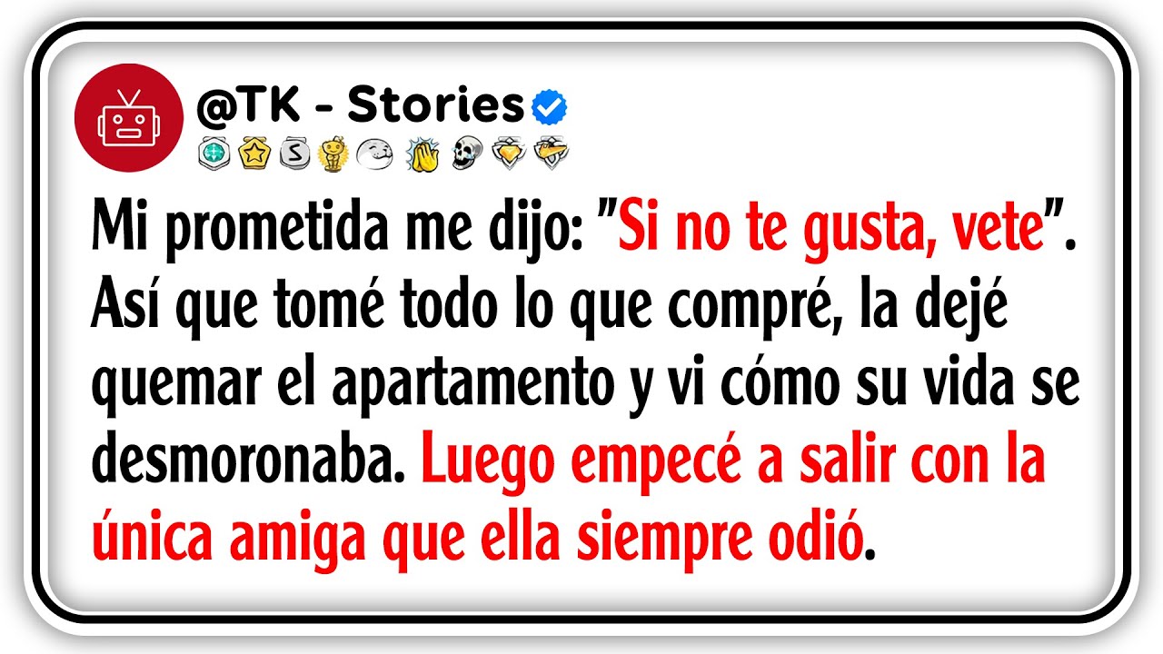 Mi prometida me dijo: 