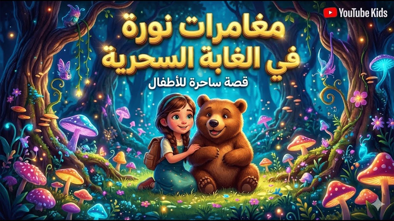 مغامرات نورة في الغابة السحرية 🐻🦉🐇