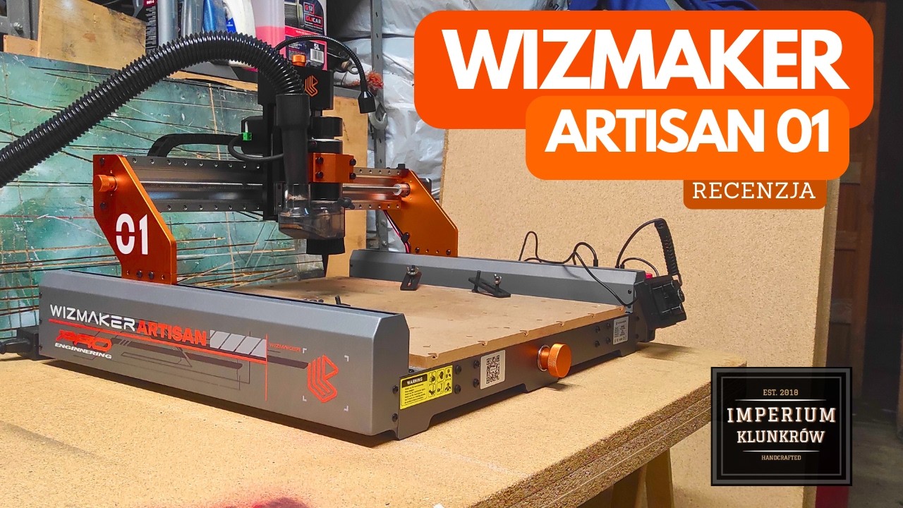 Recenzja frezarki CNC WizMaker ARTISAN 01