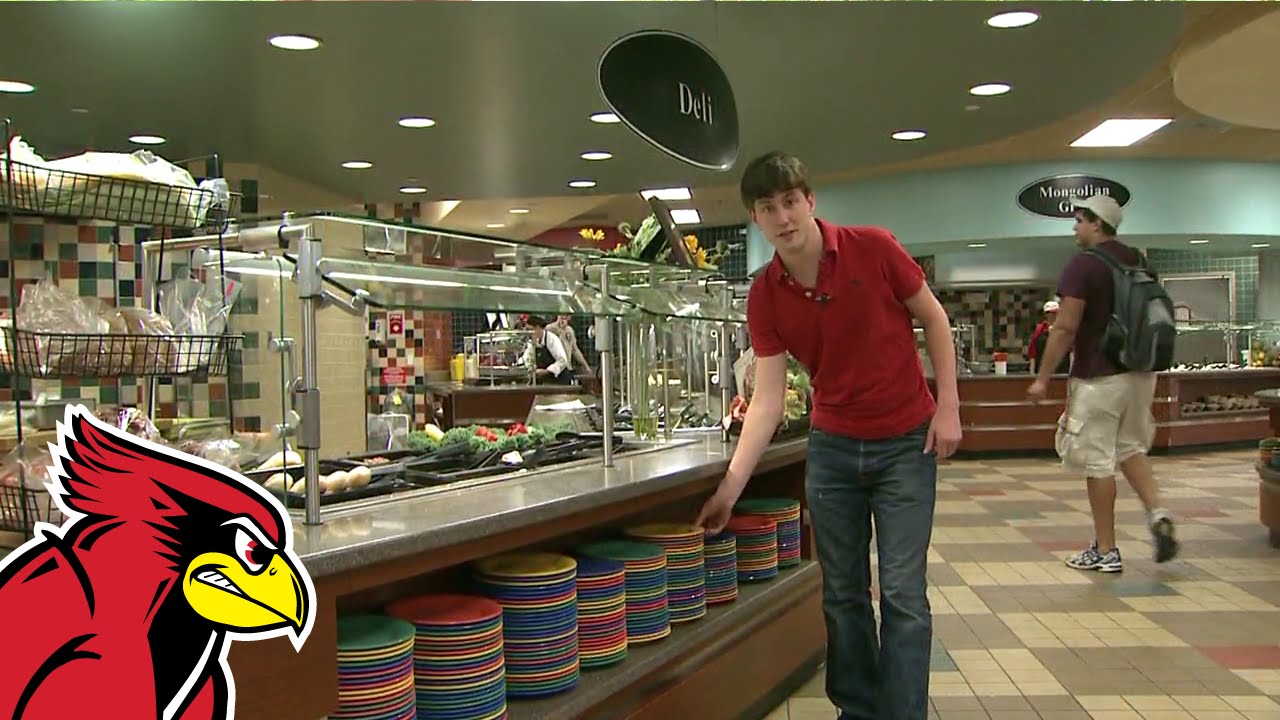 Trayless Dining at Illinois State University