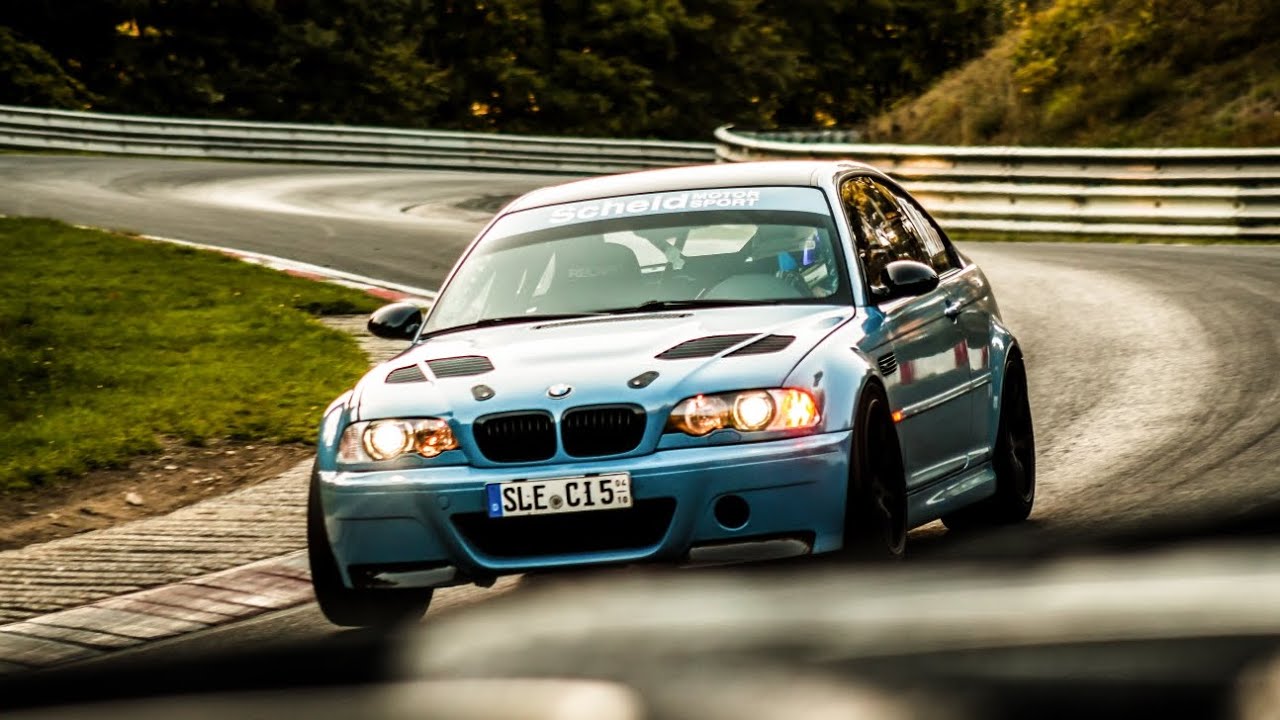 BMW M3 E46 Nordschleife BTG after Work Lap (yellow flags)