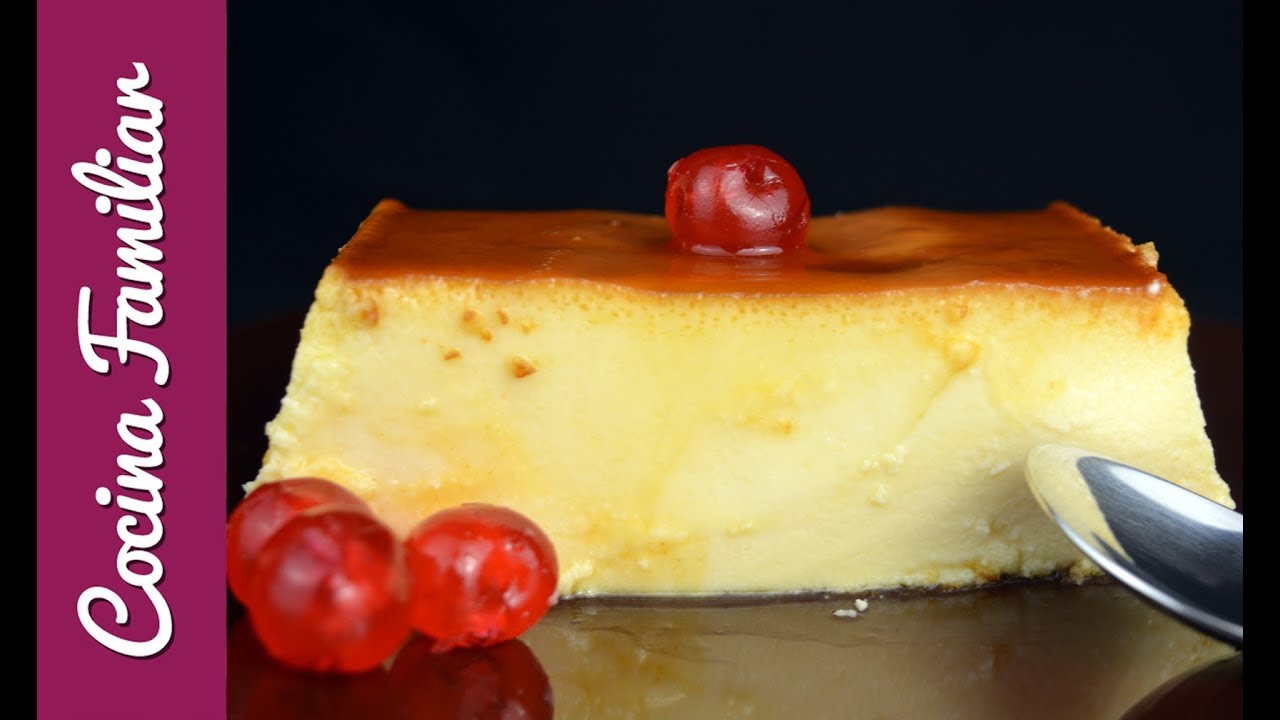 Flan napolitano con queso y leche condensada, Javier Romero