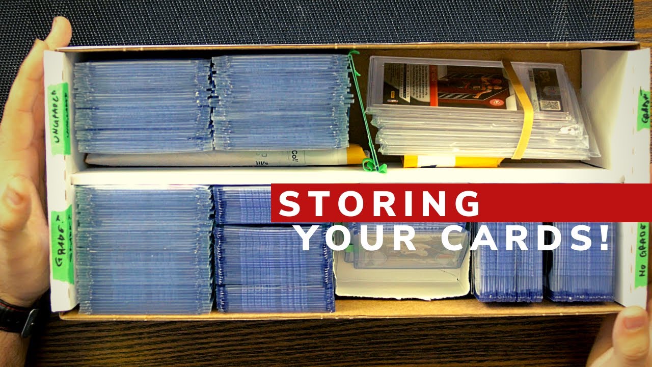 How to STORE your sports cards